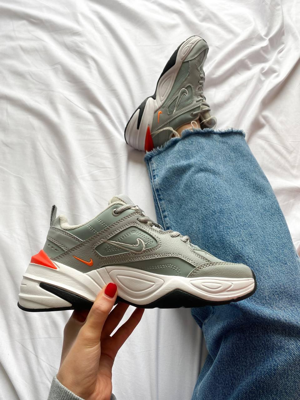 Nike M2K Tekno Grey White Black Orange