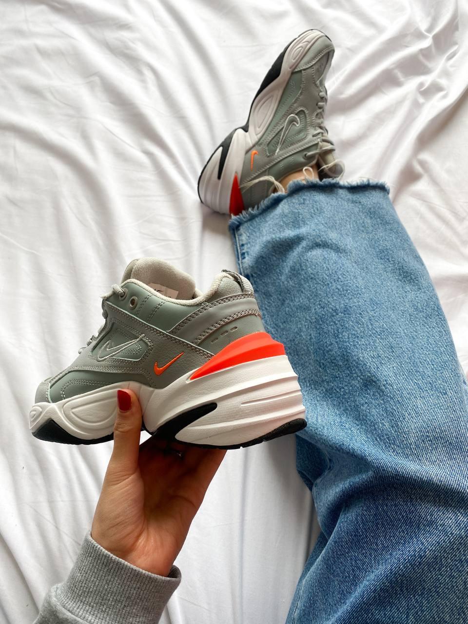 Nike M2K Tekno Grey White Black Orange