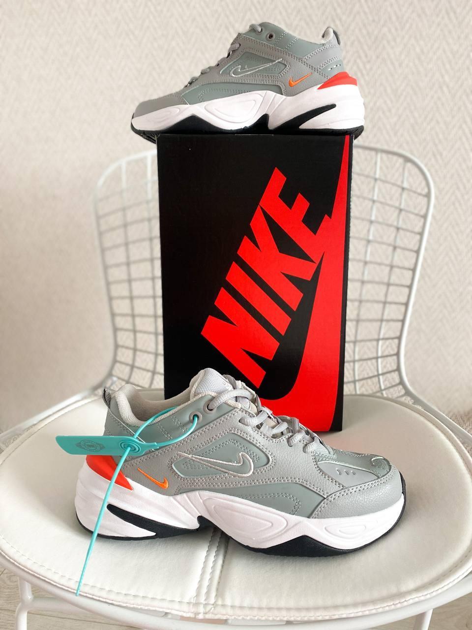 Nike M2K Tekno Grey White Black Orange