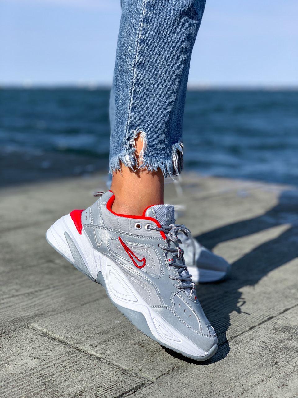 Nike M2K Tekno Grey White Orange