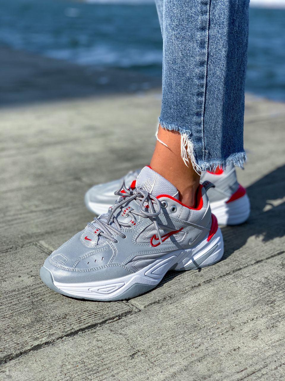 Nike M2K Tekno Grey White Orange