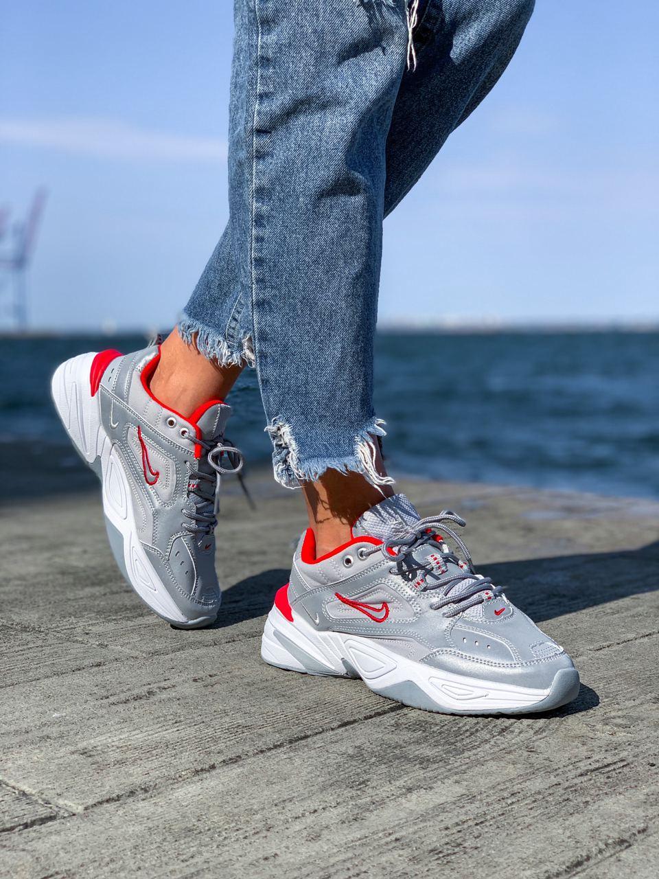 Nike M2K Tekno Grey White Orange