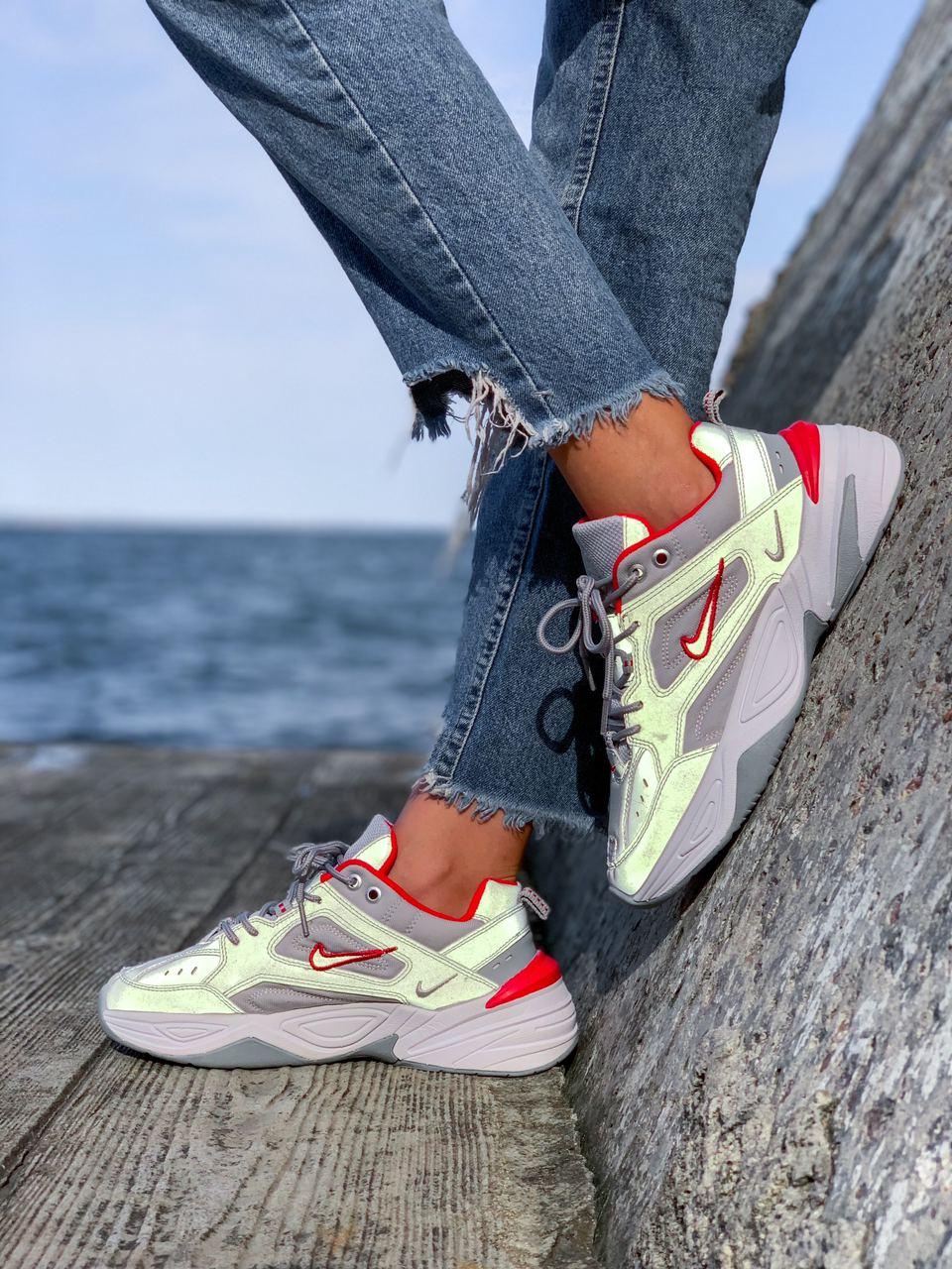 Nike M2K Tekno Grey White Orange