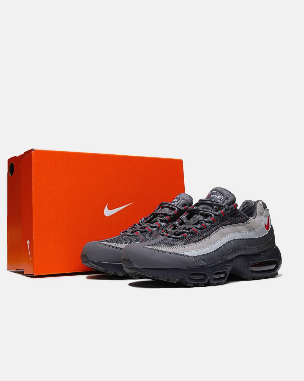 Nike Air Max 95 Essential Solar Red / Gun Smoke