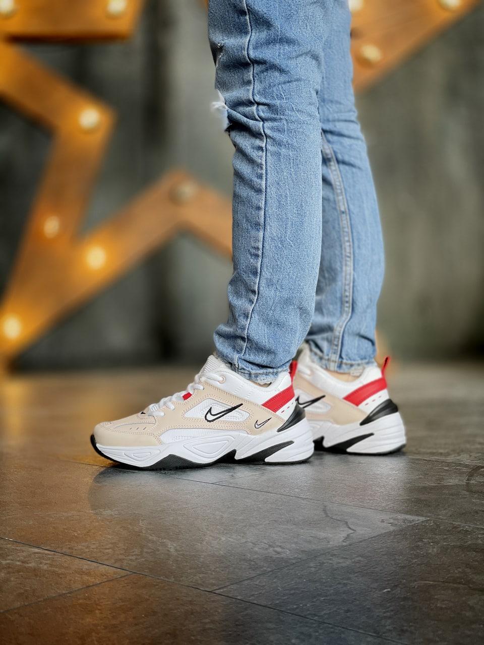 Nike M2K Tekno Fossil Stone Beige White