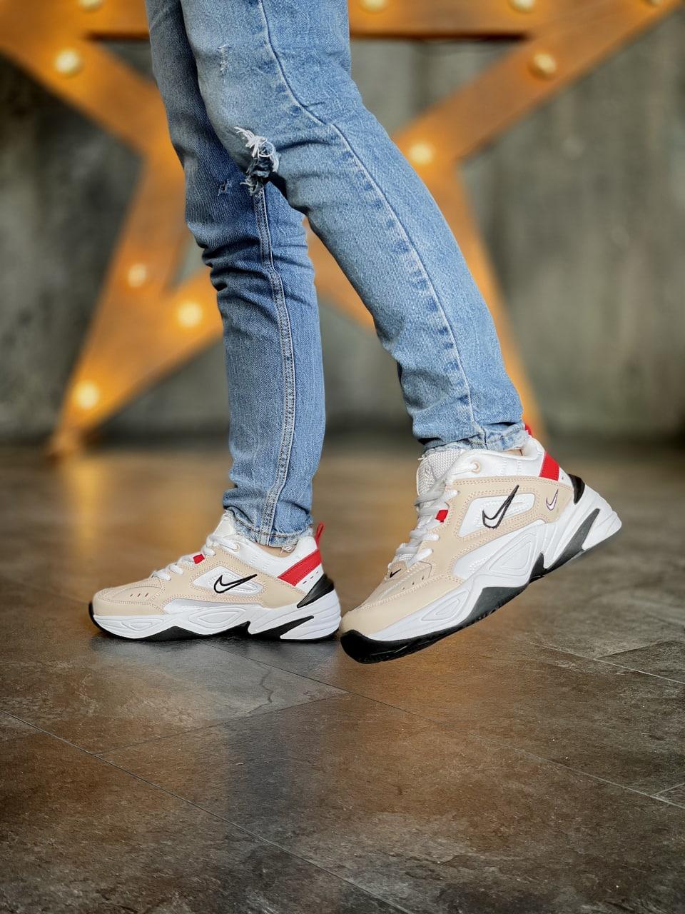 Nike M2K Tekno Fossil Stone Beige White