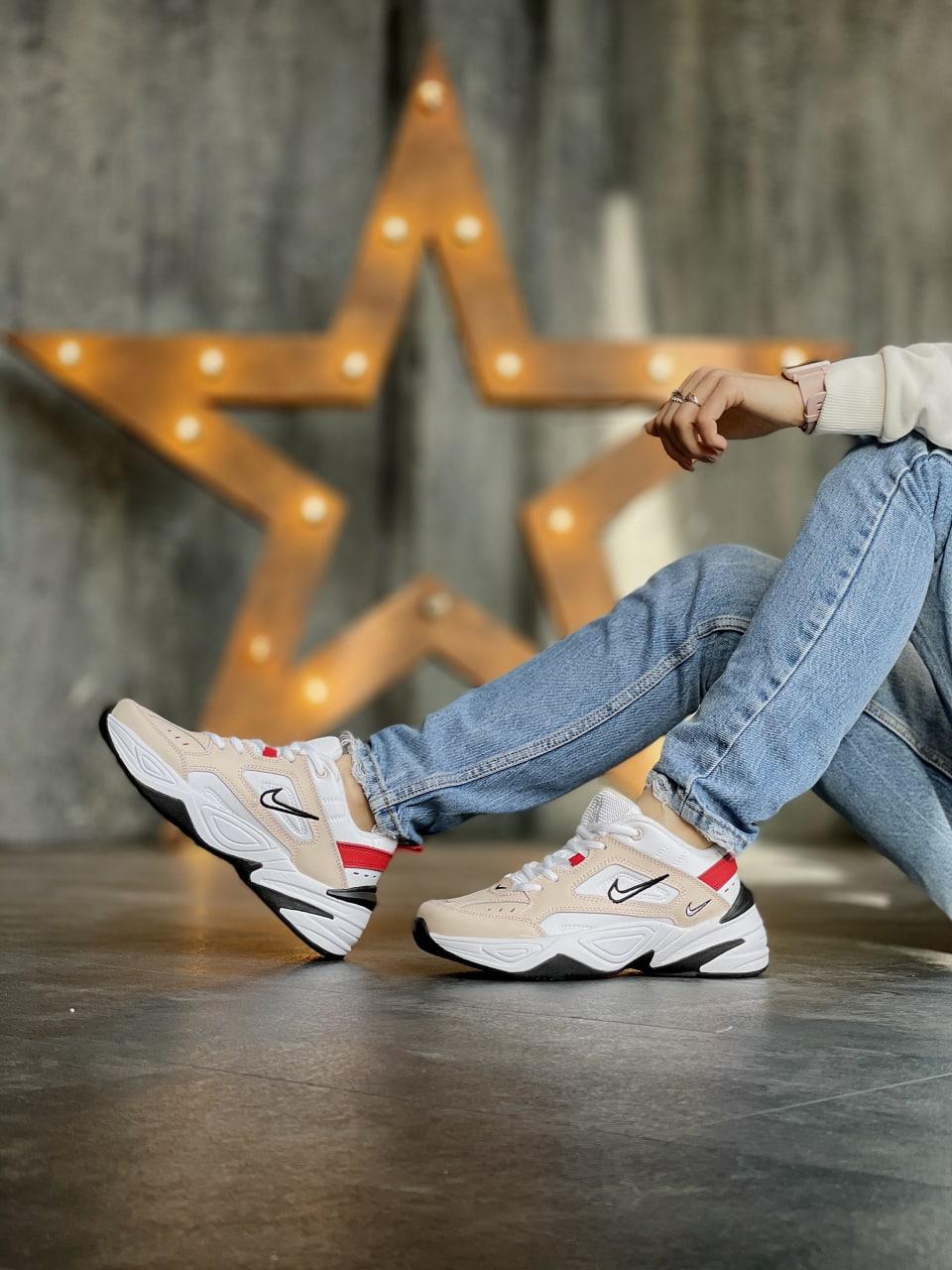 Nike M2K Tekno Fossil Stone Beige White