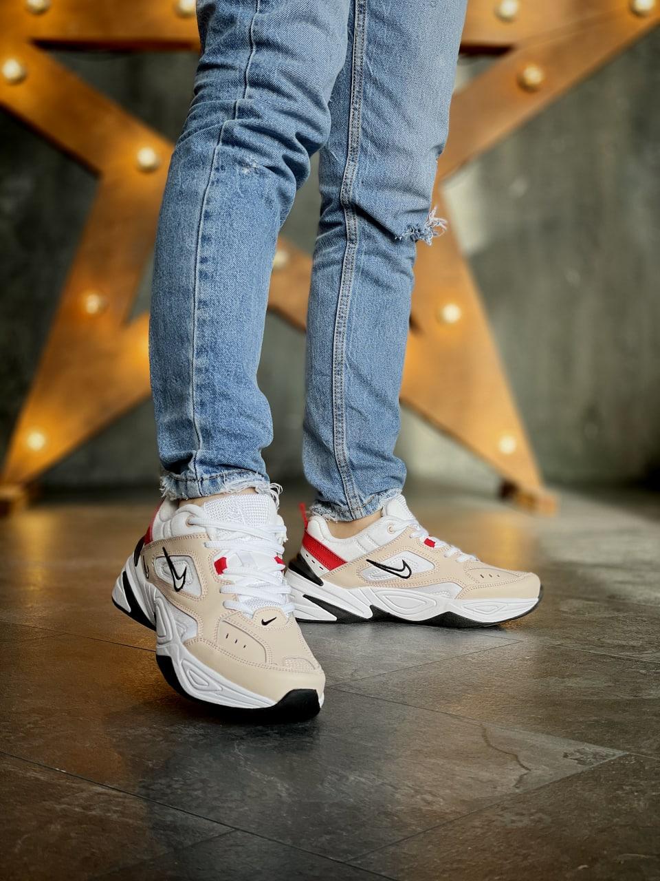 Nike M2K Tekno Fossil Stone Beige White