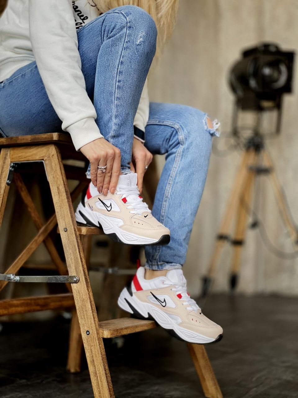 Nike M2K Tekno Fossil Stone Beige White