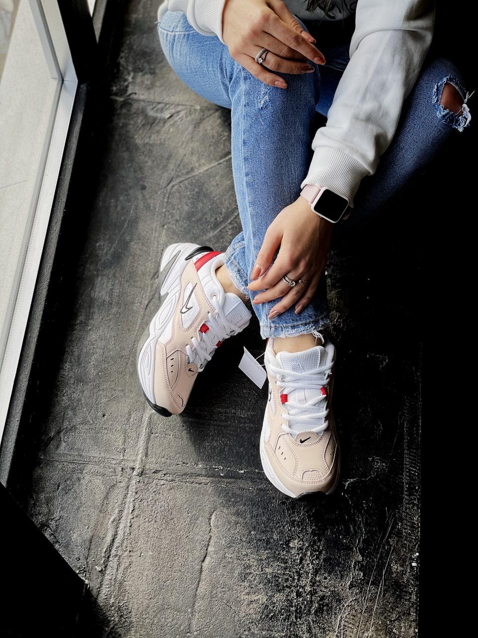 Nike M2K Tekno Fossil Stone Beige White