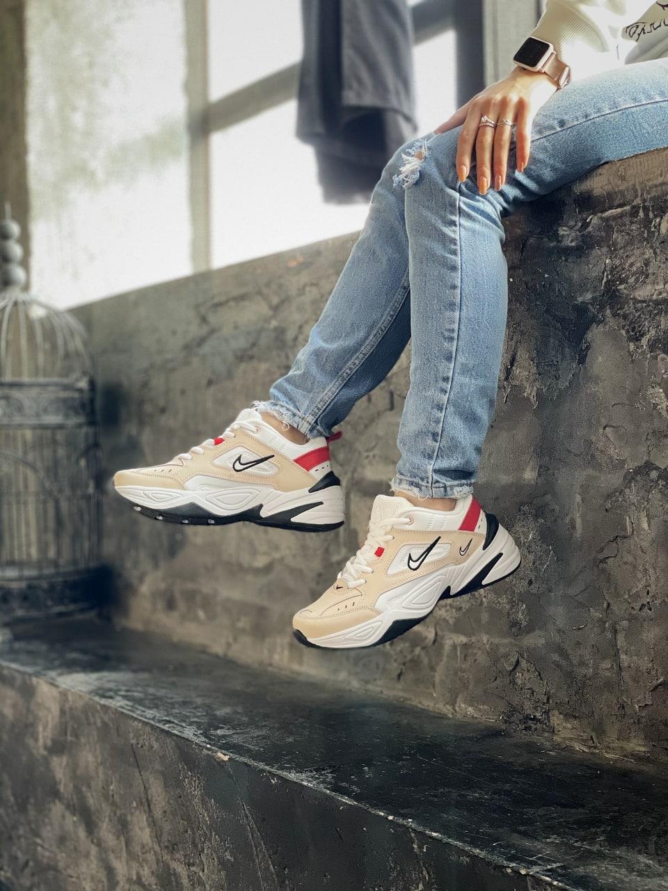 Nike M2K Tekno Fossil Stone Beige White