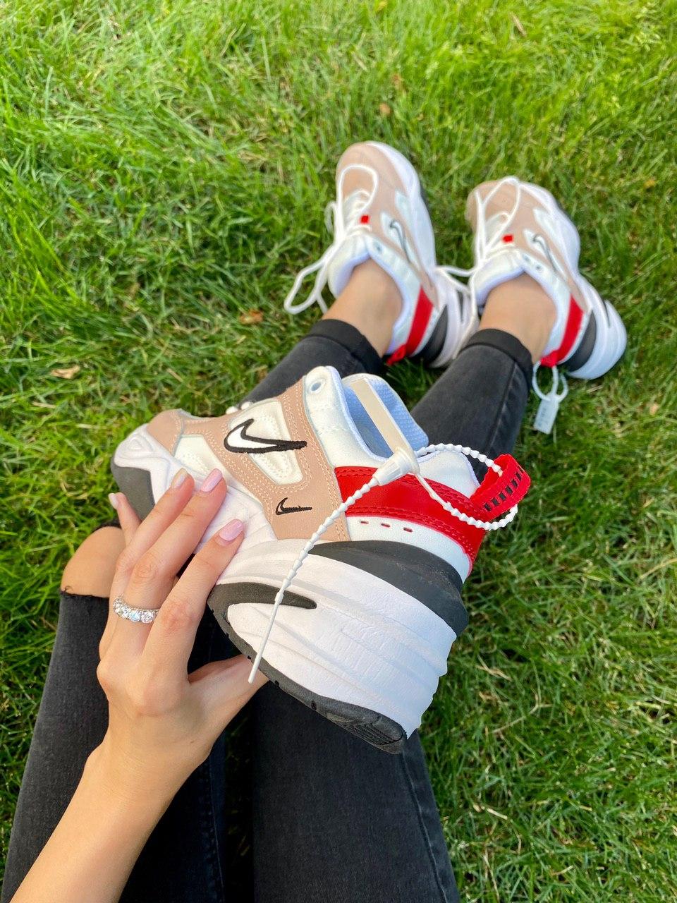 Nike M2K Tekno Fossil Stone Beige White