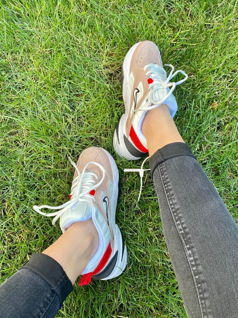 Nike M2K Tekno Fossil Stone Beige White