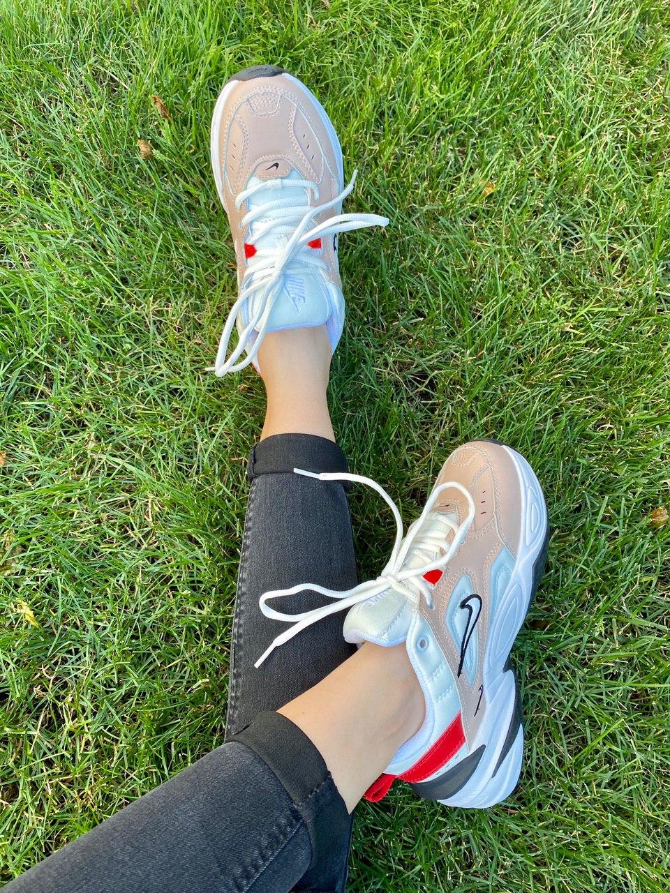 Nike M2K Tekno Fossil Stone Beige White