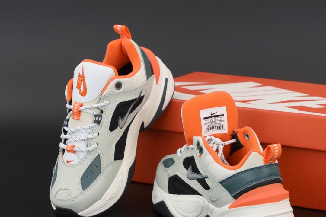 Nike M2K Tekno Beige Black Orange