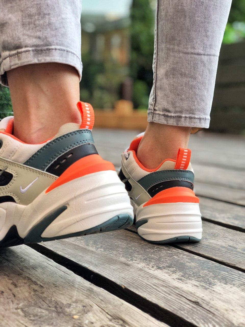 Nike M2K Tekno Beige Black Orange