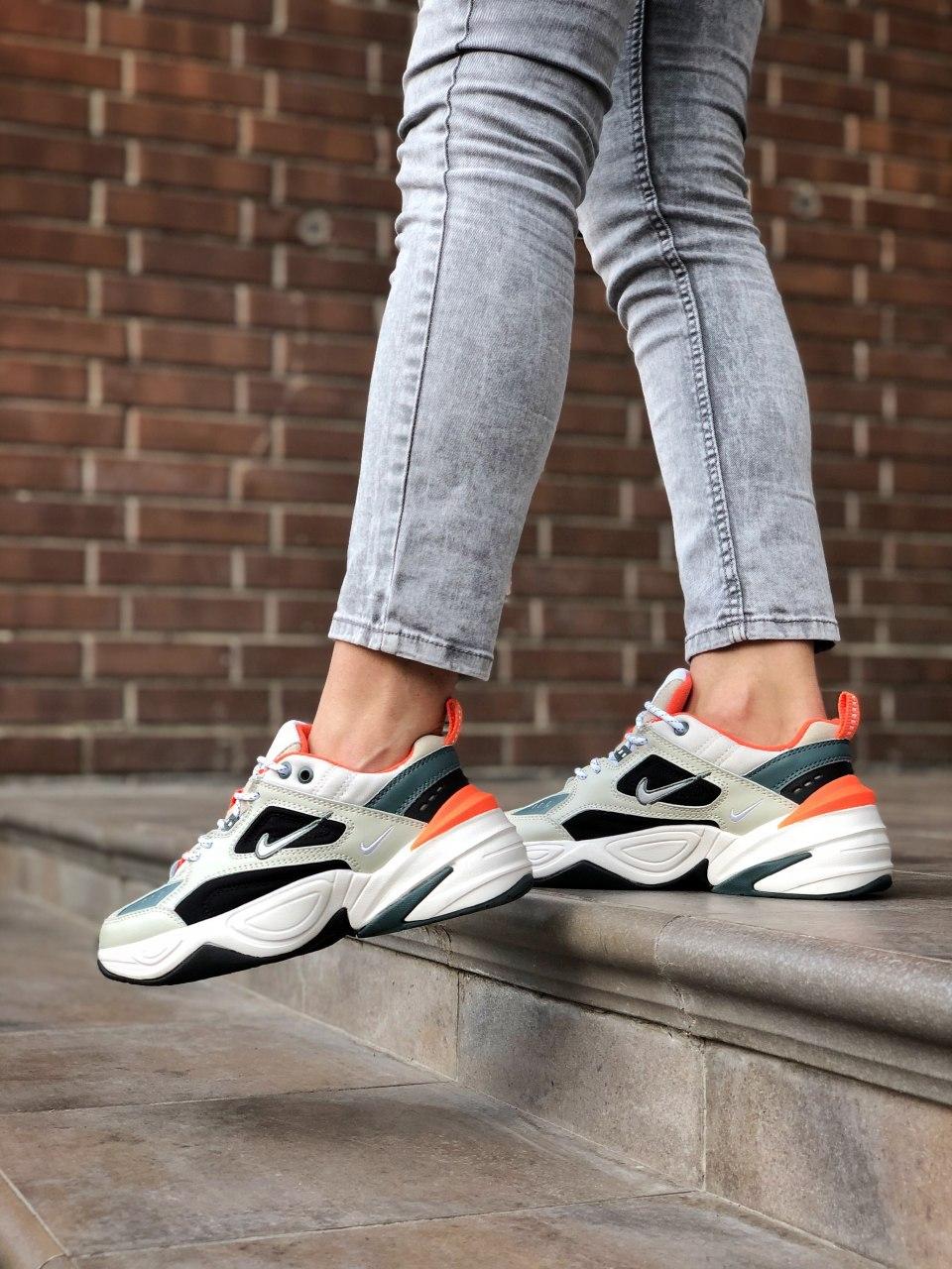Nike M2K Tekno Beige Black Orange