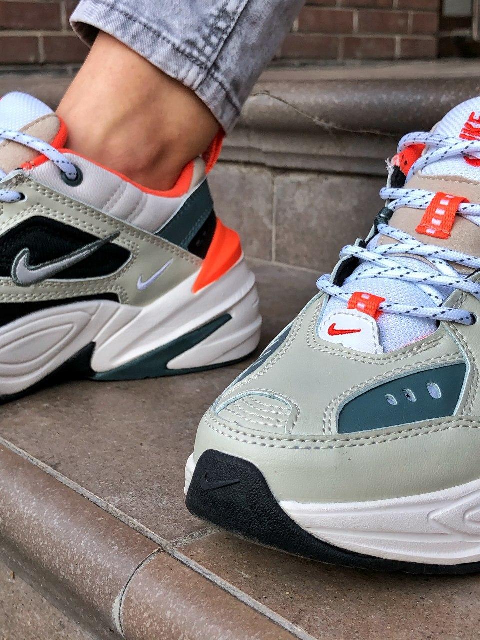 Nike M2K Tekno Beige Black Orange