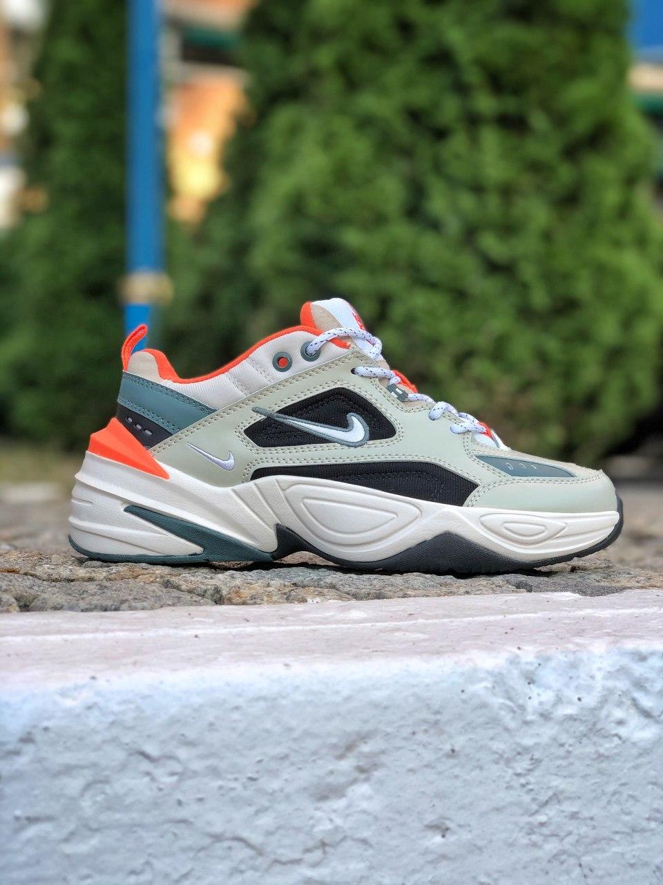 Nike M2K Tekno Beige Black Orange