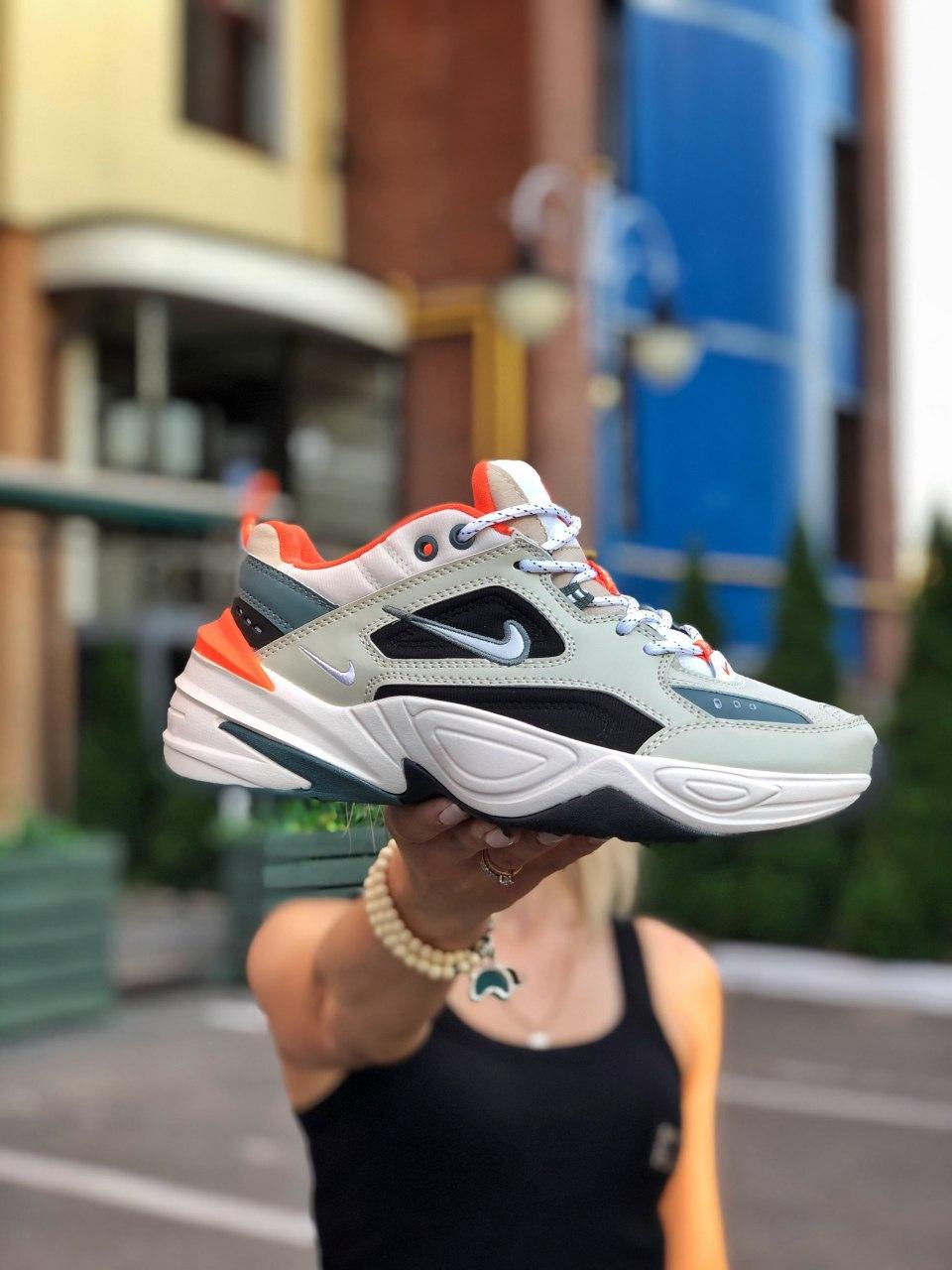 Nike M2K Tekno Beige Black Orange
