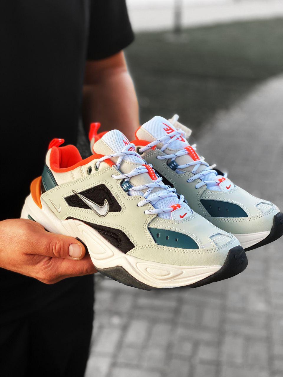 Nike M2K Tekno Beige Black Orange