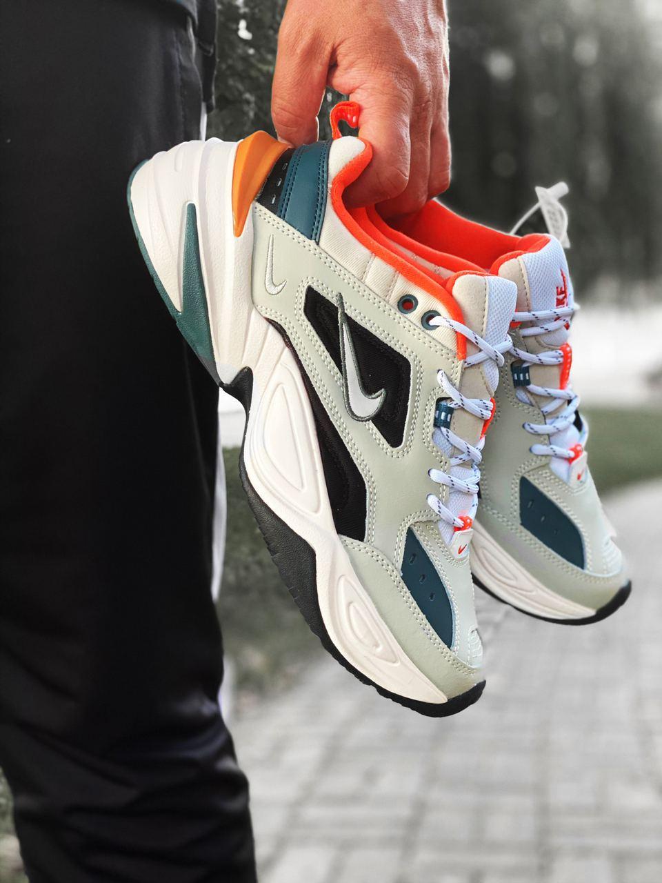 Nike M2K Tekno Beige Black Orange