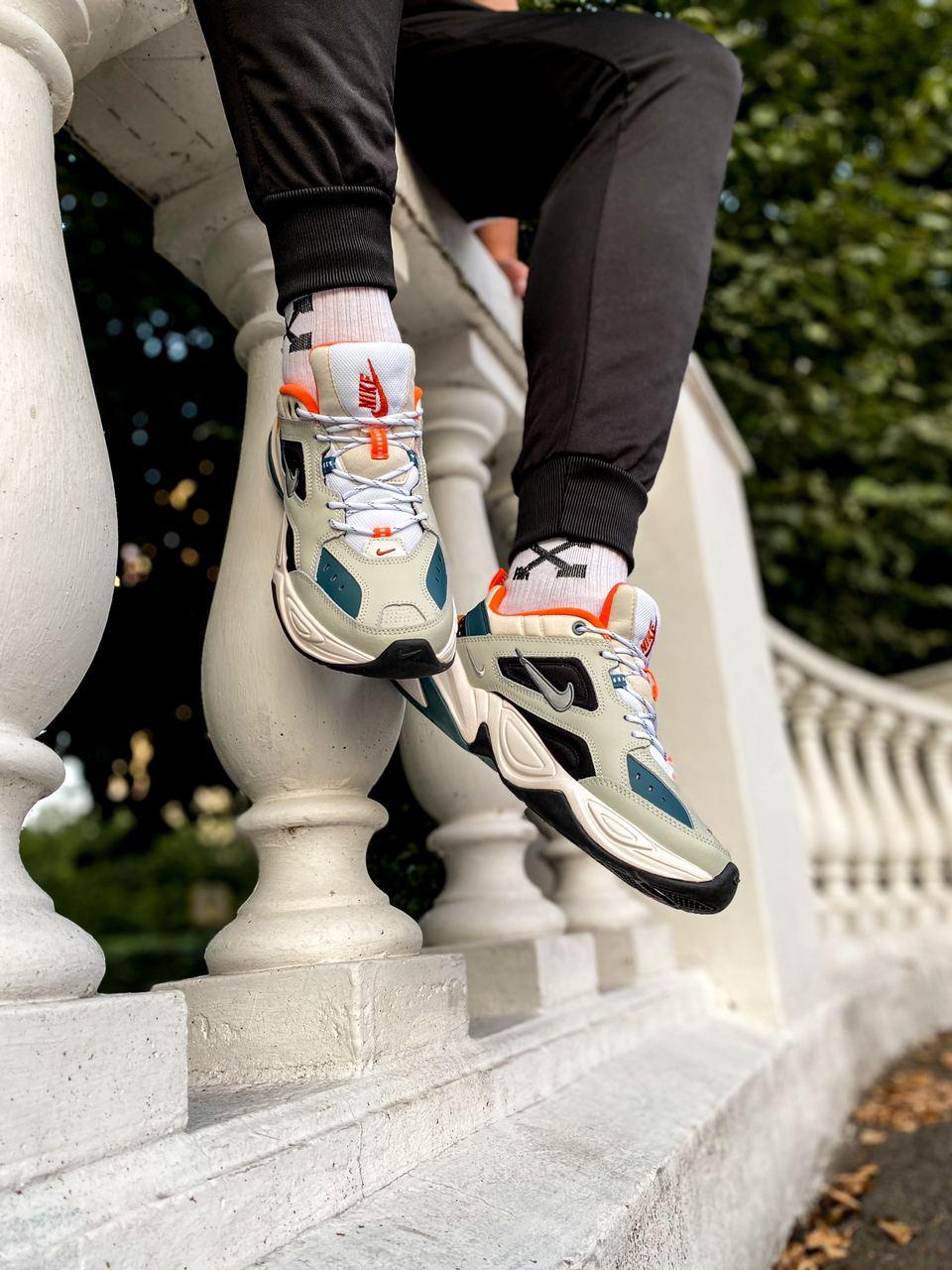 Nike M2K Tekno Beige Black Orange