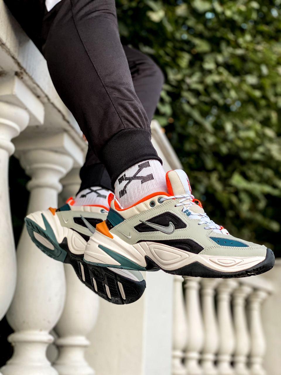 Nike M2K Tekno Beige Black Orange
