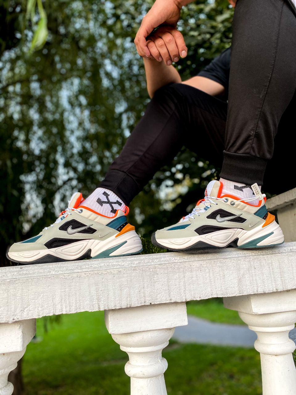 Nike M2K Tekno Beige Black Orange