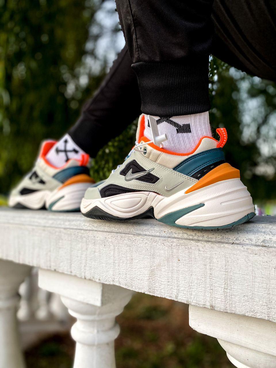 Nike M2K Tekno Beige Black Orange
