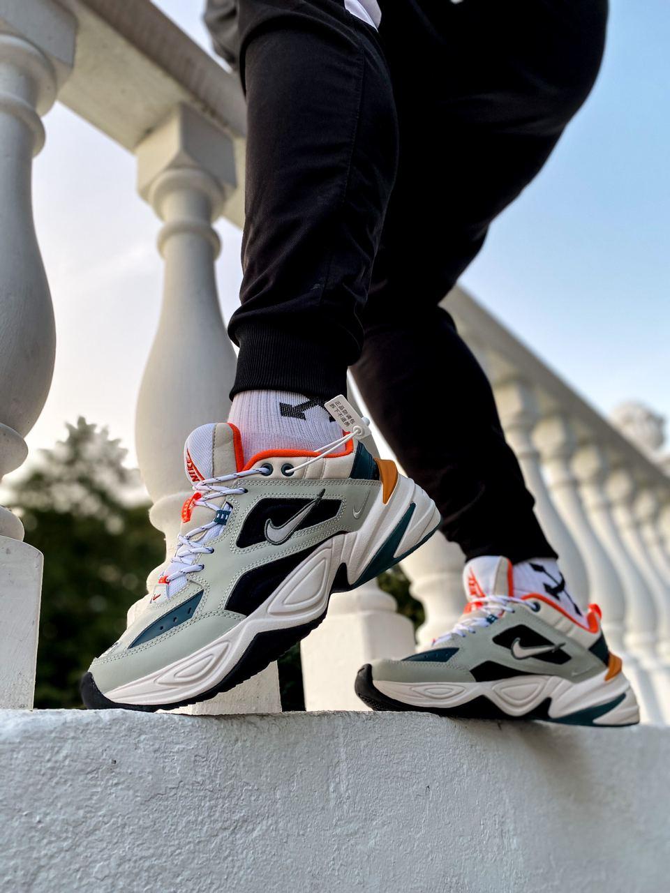 Nike M2K Tekno Beige Black Orange