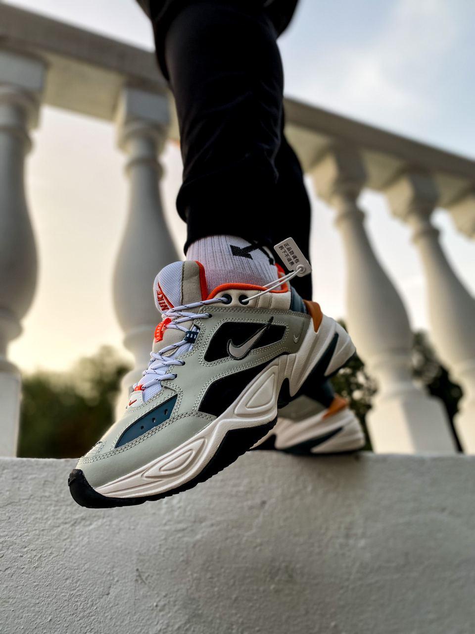 Nike M2K Tekno Beige Black Orange