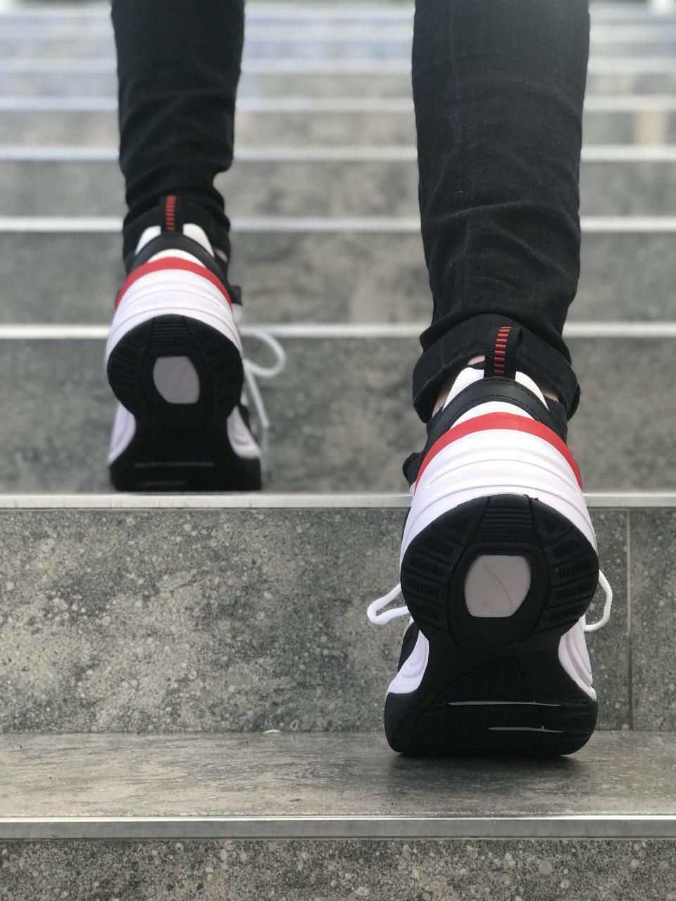 Nike M2K Tekno Black White «Red Logo» 2
