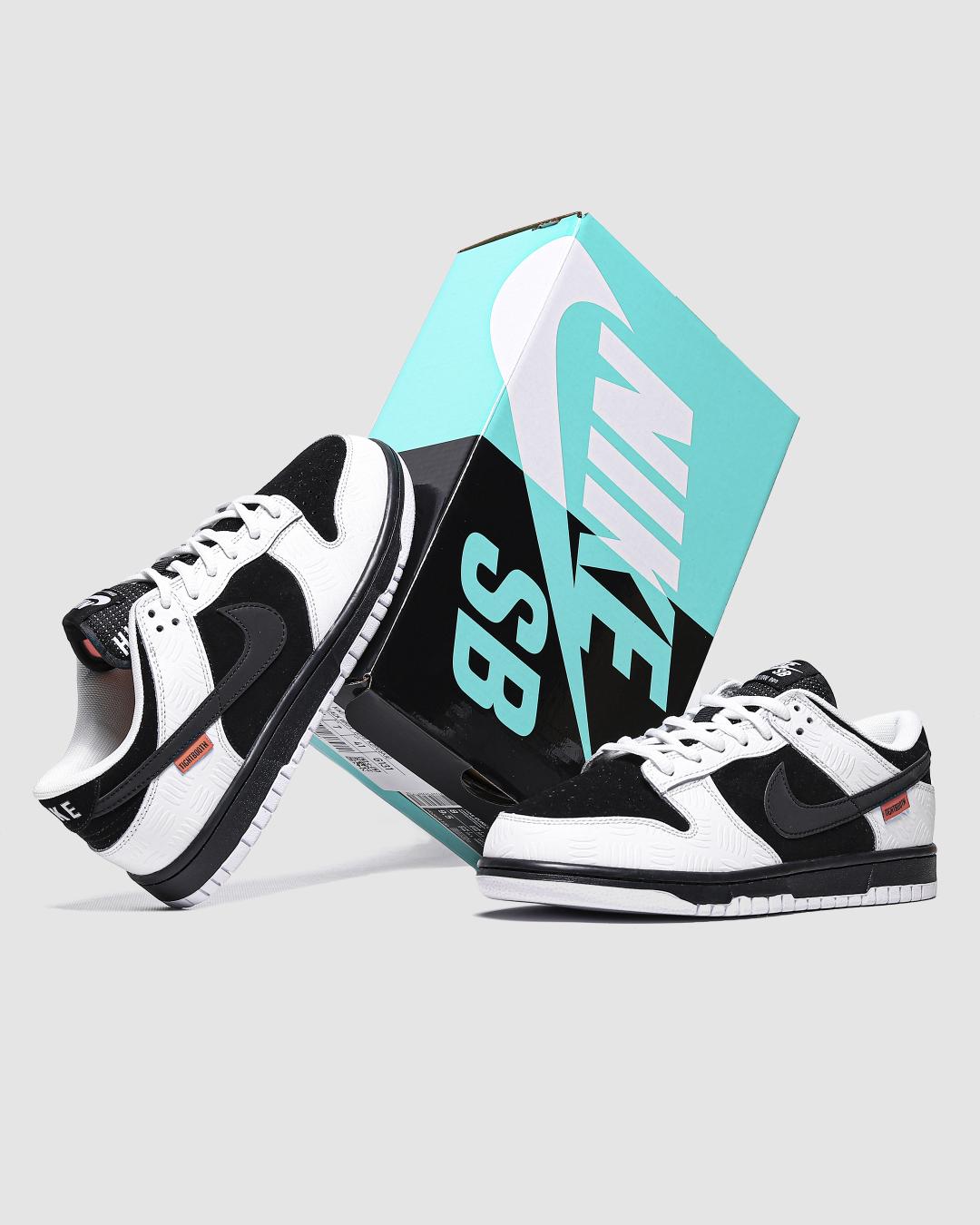 Nike SB x TIGHTBOOTH Dunk Low Pro Black White