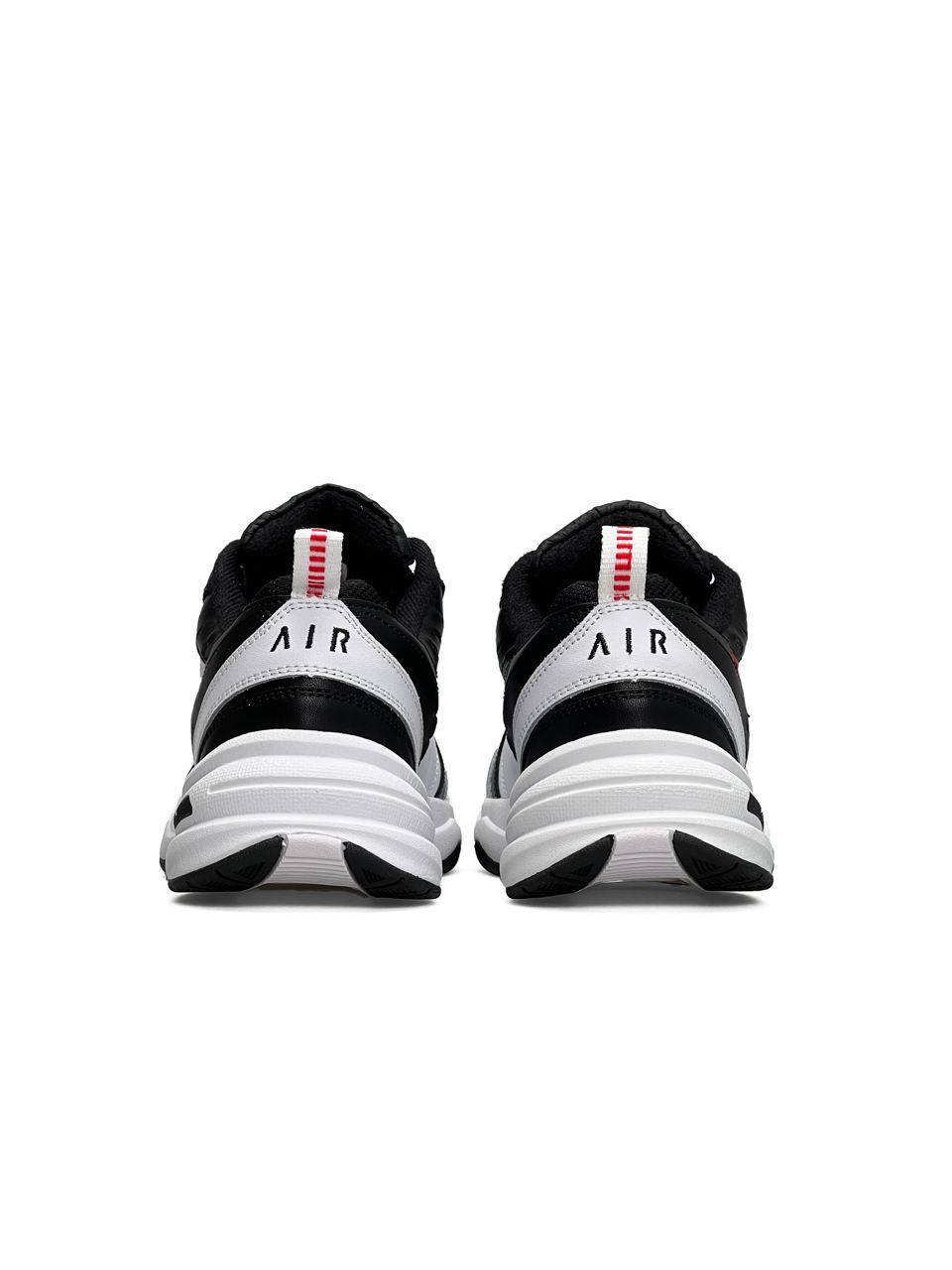Nike Air Monarch White Black Red