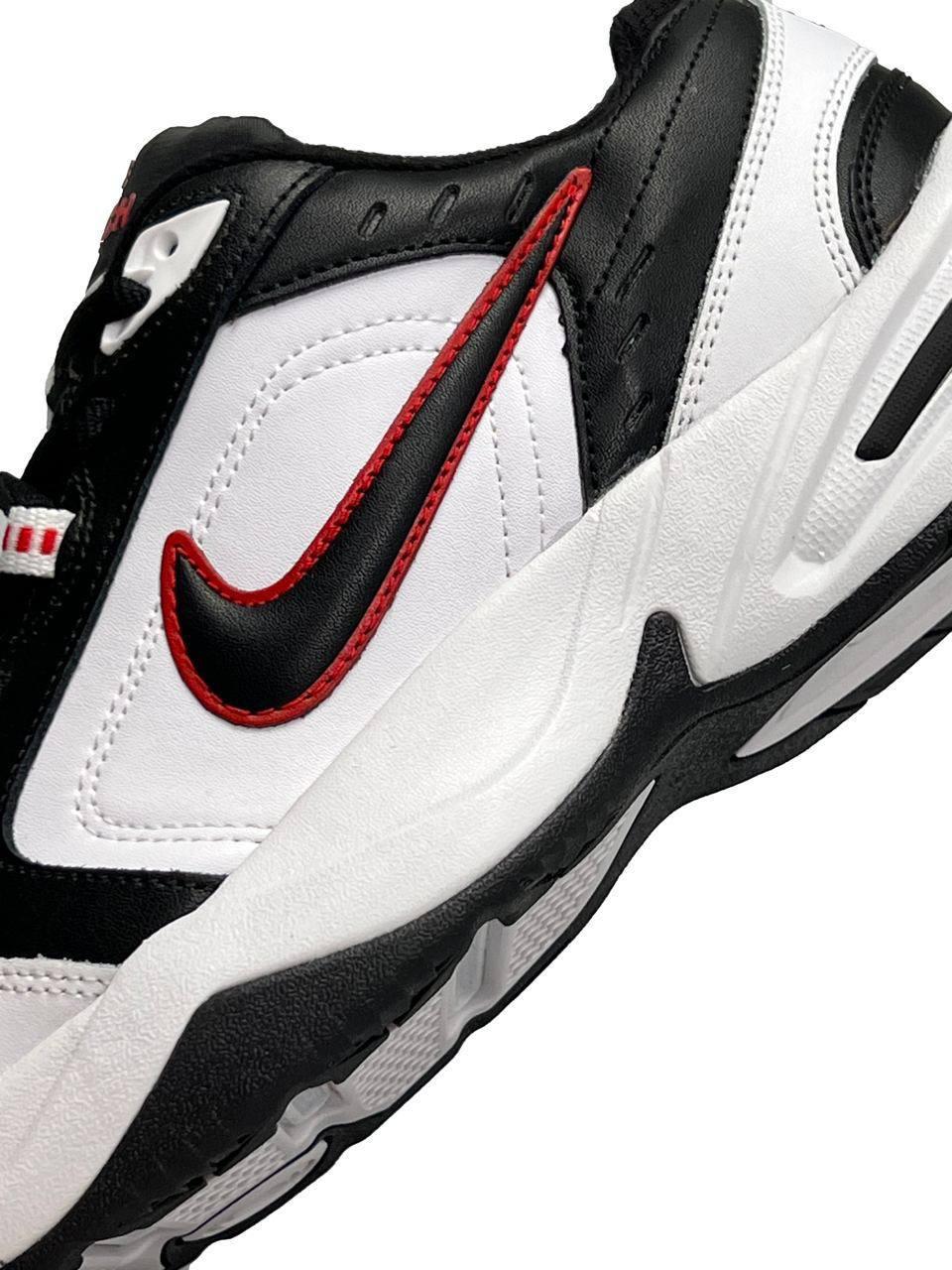 Nike Air Monarch White Black Red