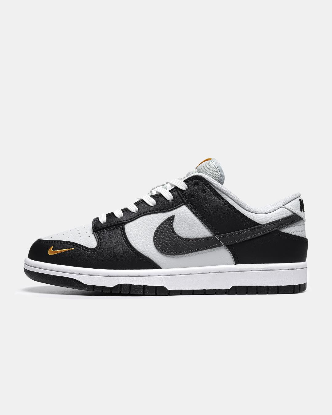 Nike Dunk Low Mini Swoosh - Black Total Orange