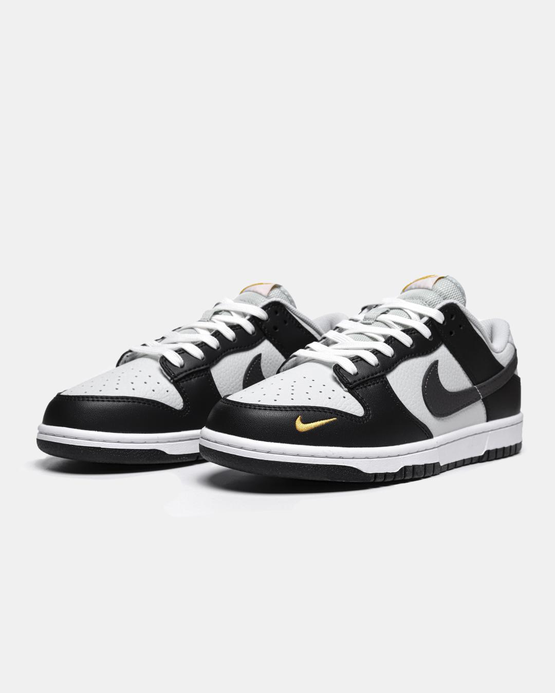 Nike Dunk Low Mini Swoosh - Black Total Orange