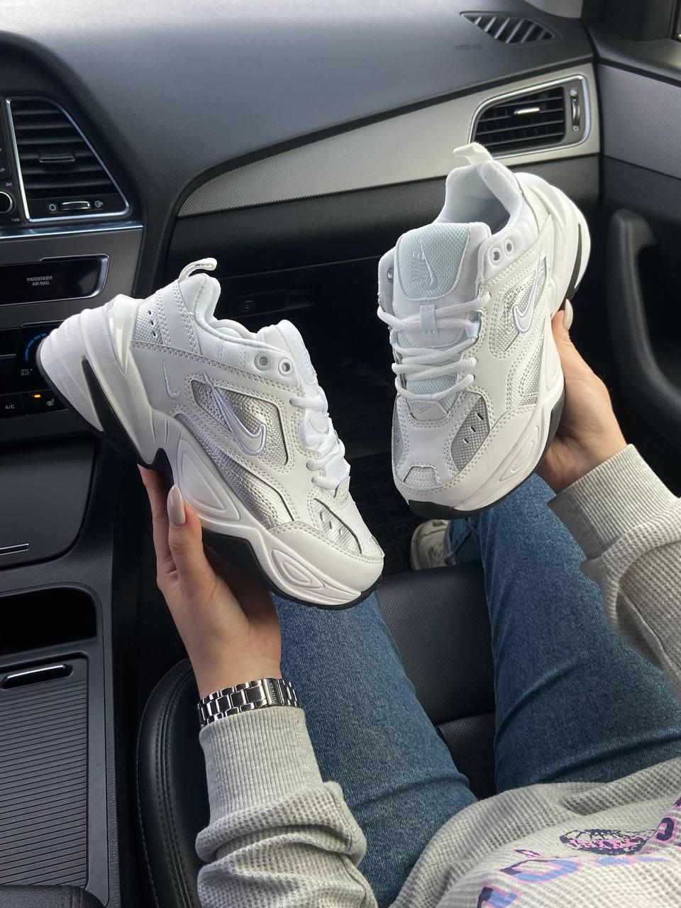 Nike M2K Tekno White Silver