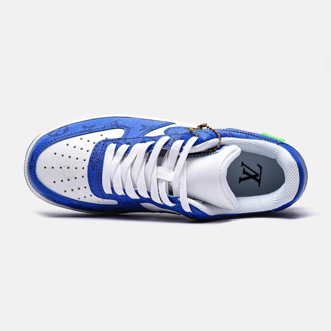 Louis Vuitton X Nike Air Force 1 Low Blue