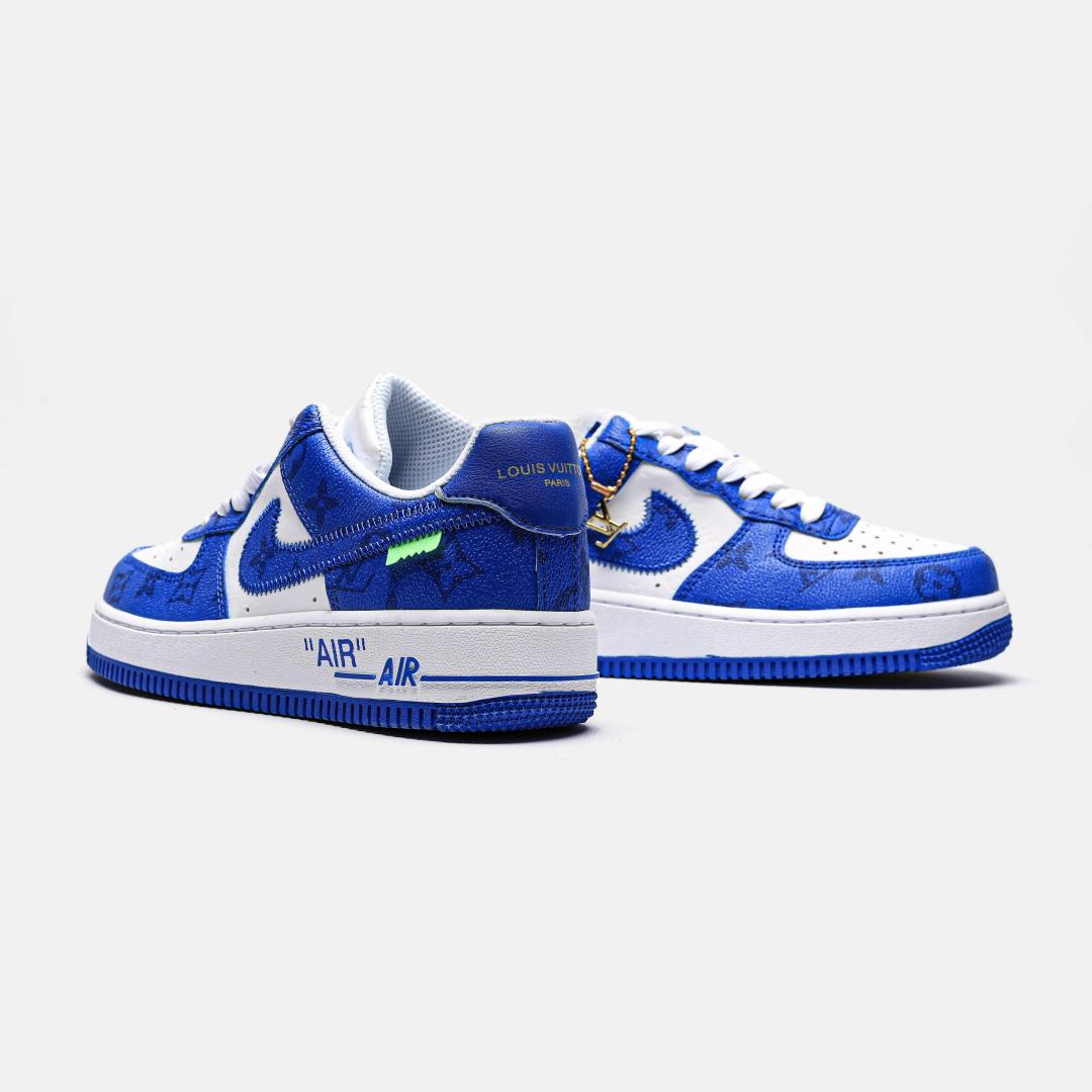 Louis Vuitton X Nike Air Force 1 Low Blue