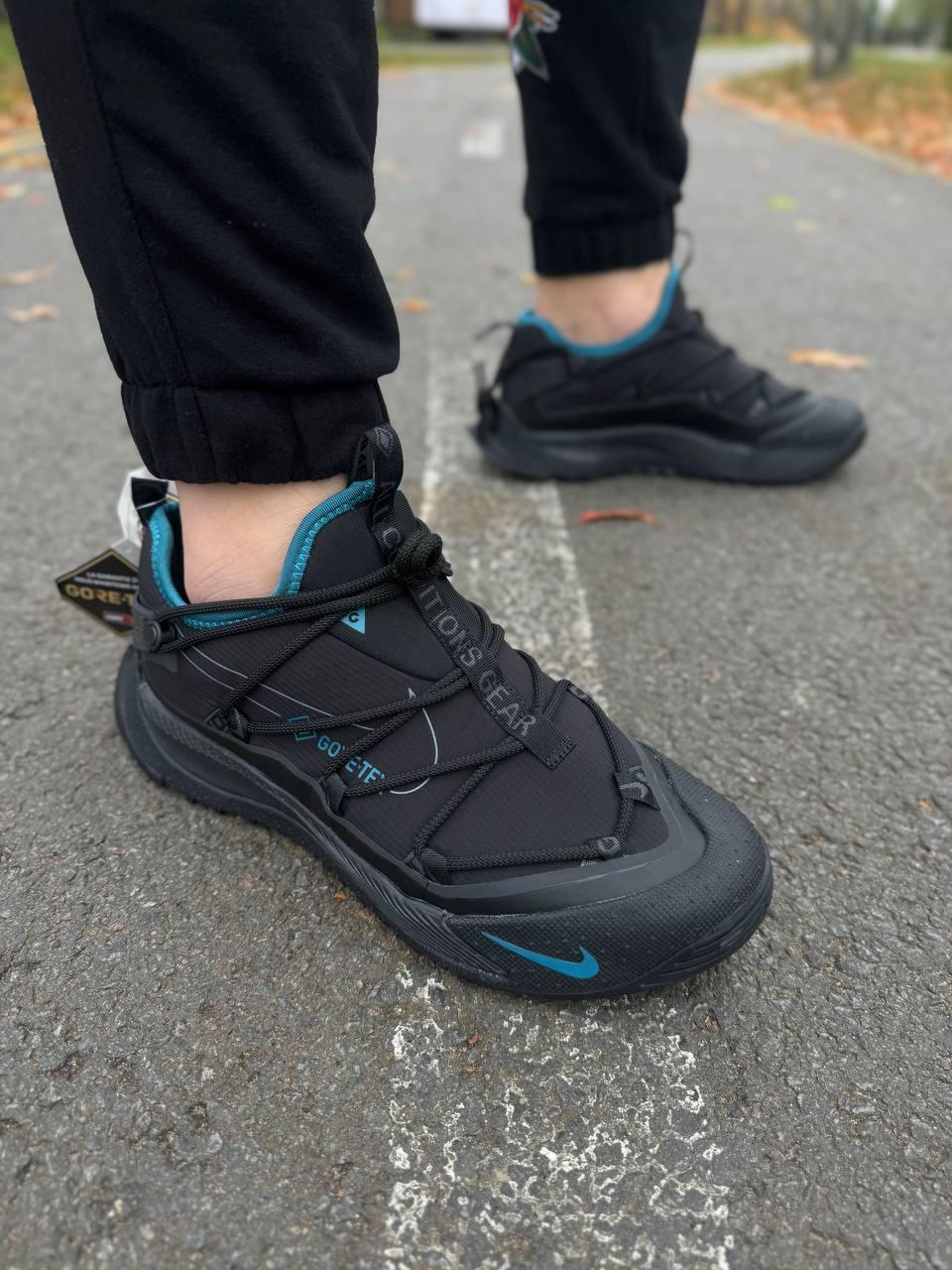 Nike ACG Mountain Fly Low Black Blue Gore-Tex Termo