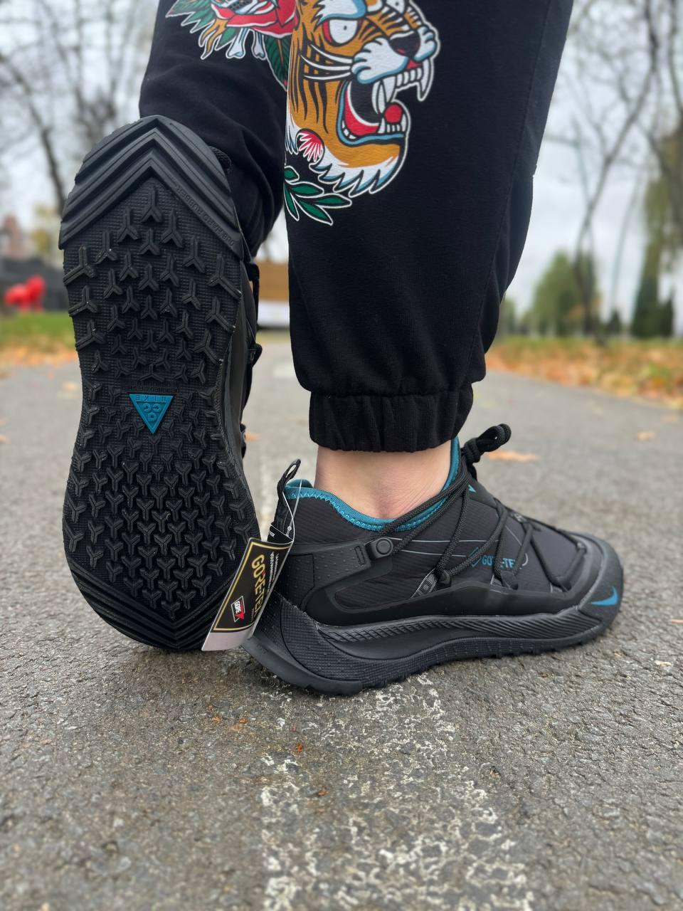 Nike ACG Mountain Fly Low Black Blue Gore-Tex Termo