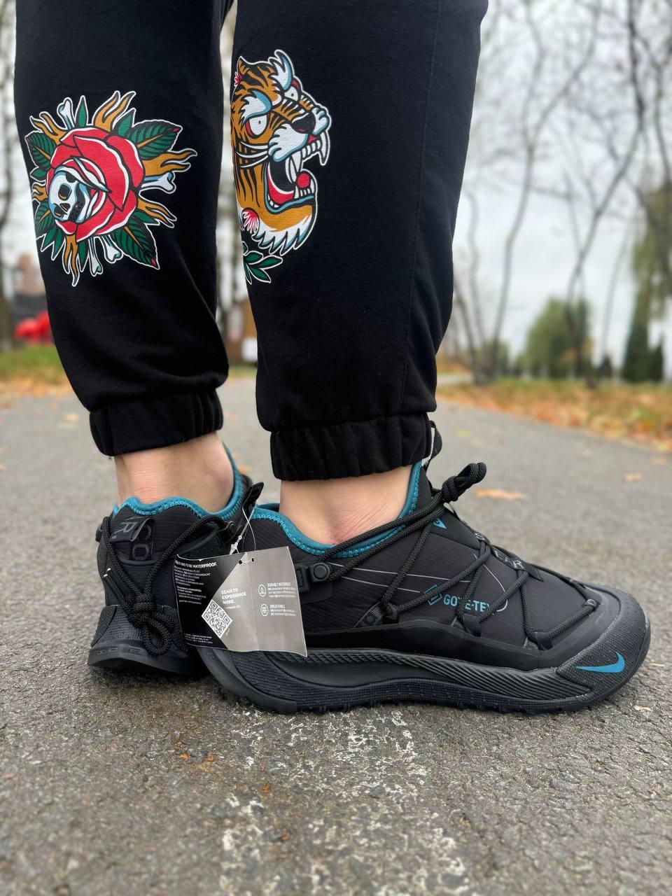 Nike ACG Mountain Fly Low Black Blue Gore-Tex Termo