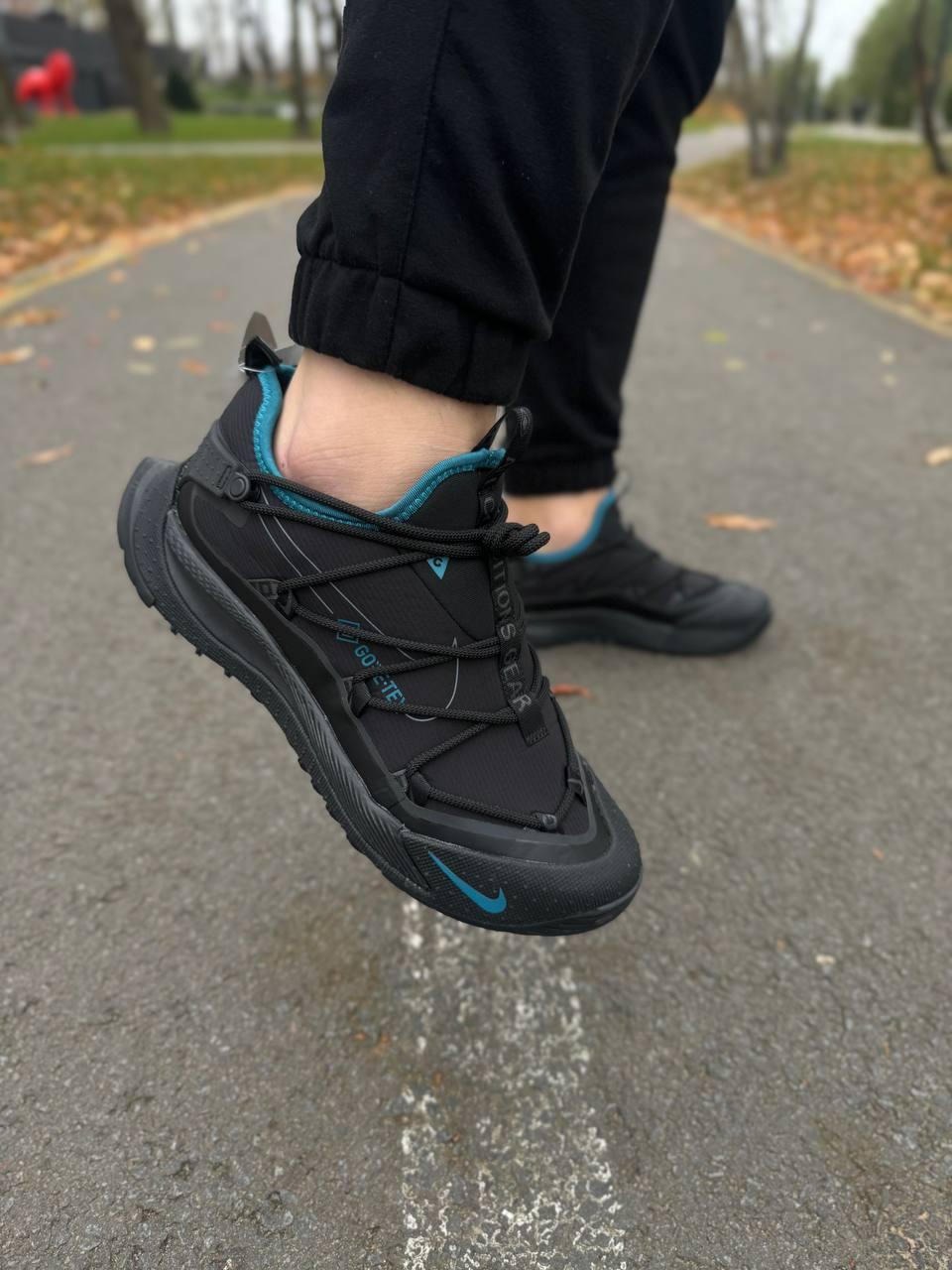 Nike ACG Mountain Fly Low Black Blue Gore-Tex Termo