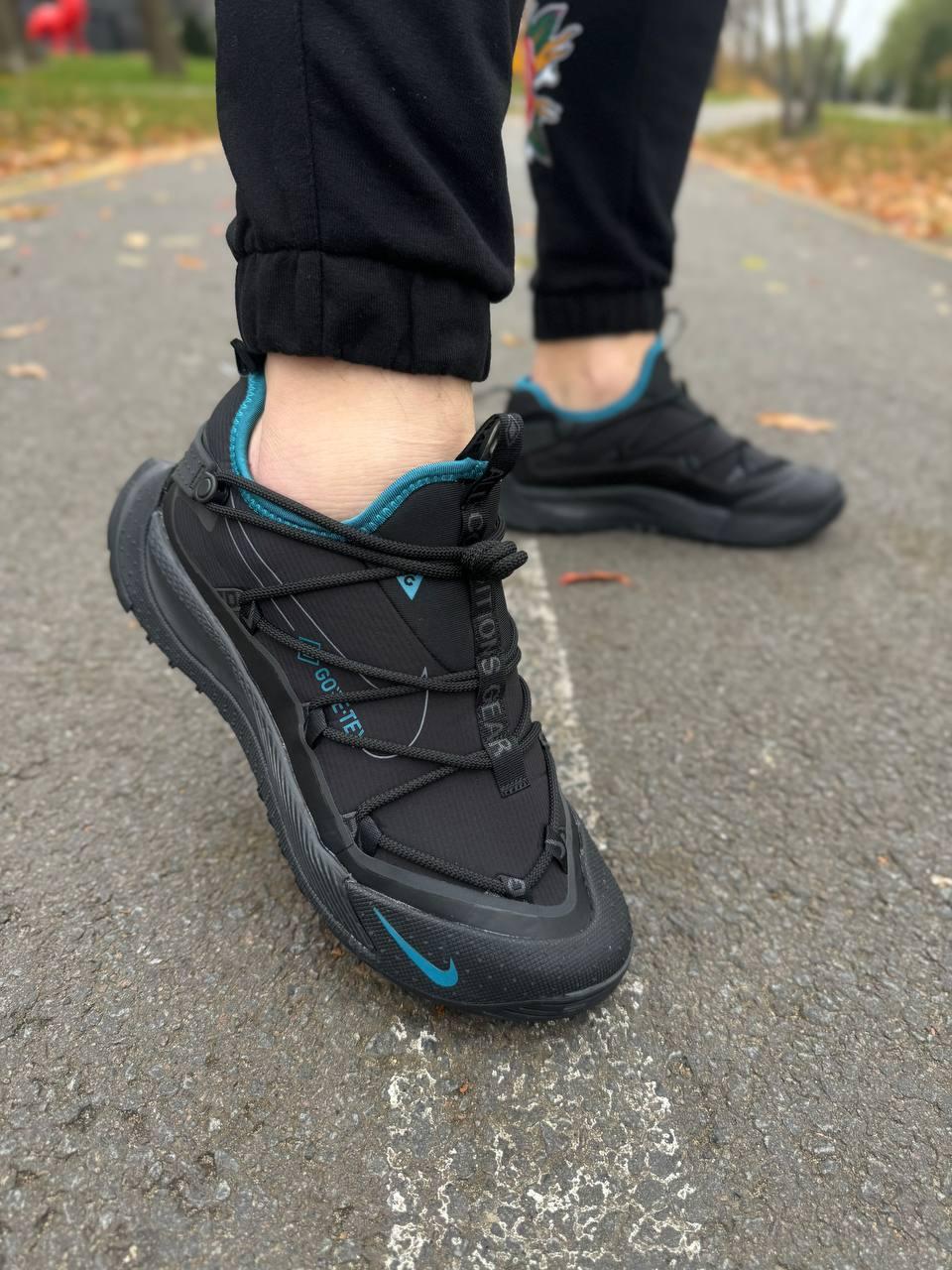 Nike ACG Mountain Fly Low Black Blue Gore-Tex Termo