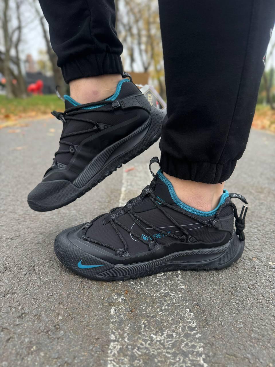 Nike ACG Mountain Fly Low Black Blue Gore-Tex Termo