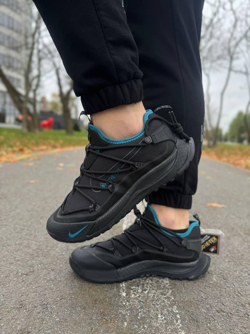 Nike ACG Mountain Fly Low Black Blue Gore-Tex Termo
