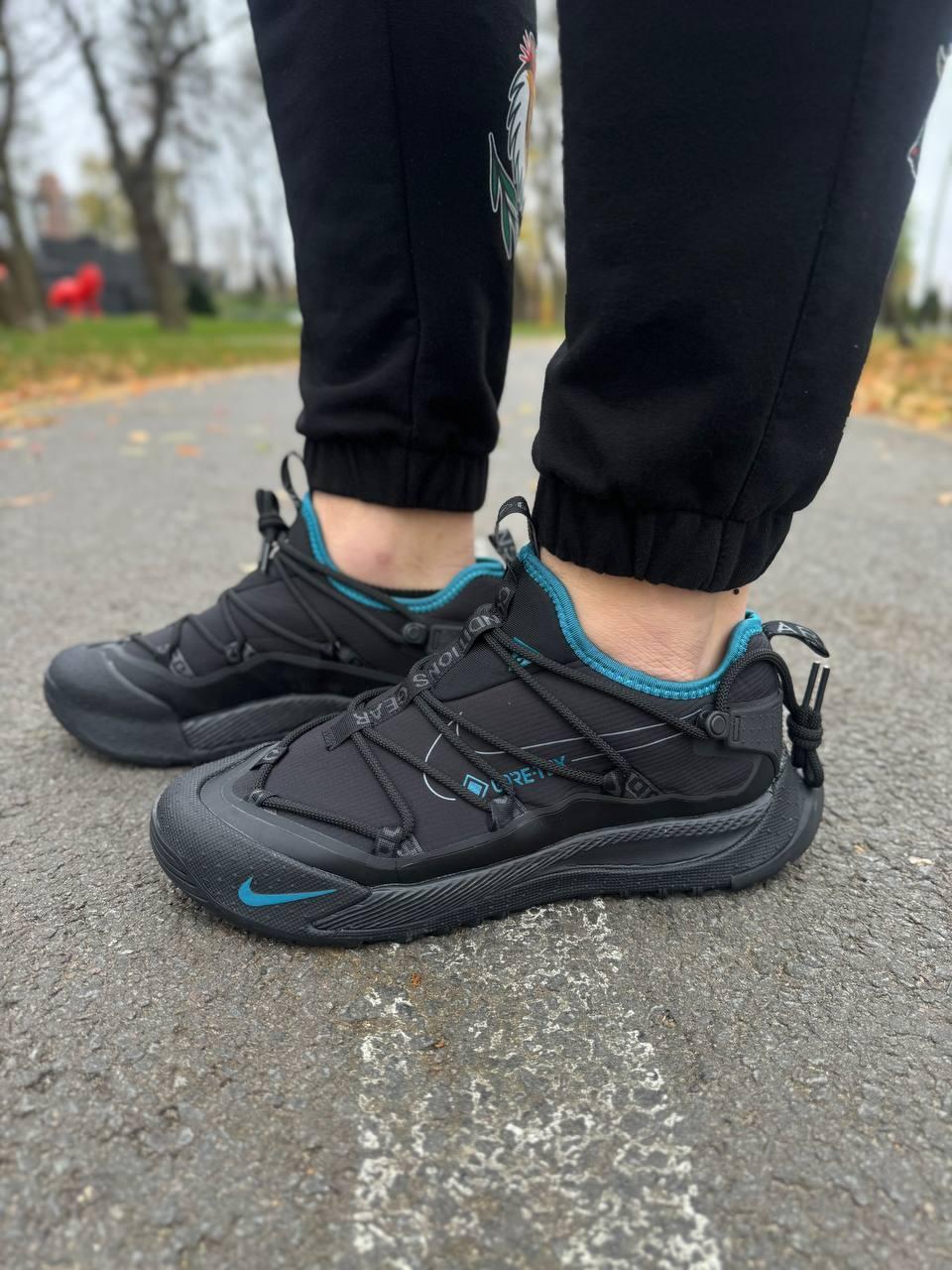 Nike ACG Mountain Fly Low Black Blue Gore-Tex Termo