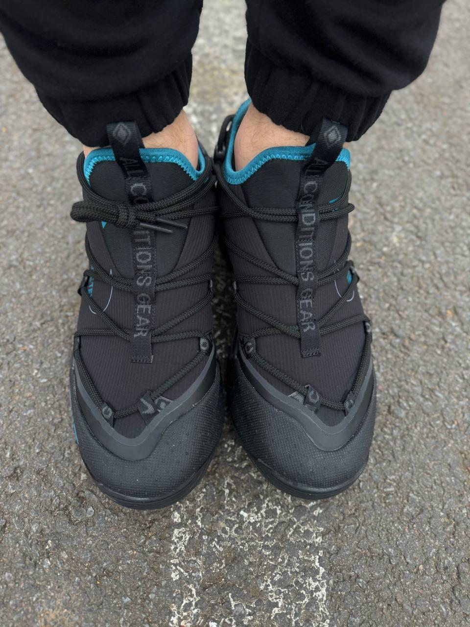 Nike ACG Mountain Fly Low Black Blue Gore-Tex Termo